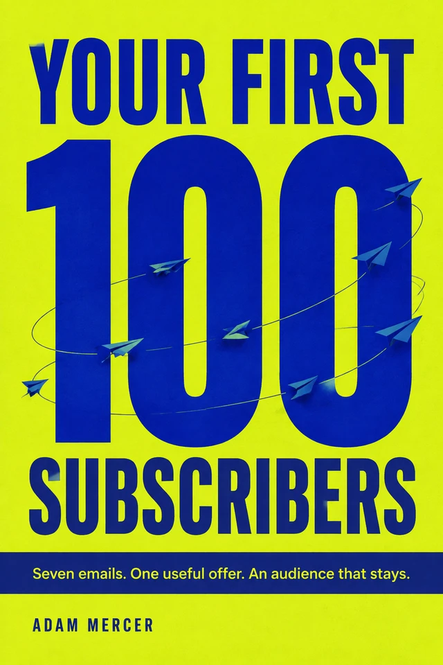 Your First 100 Subscribers lead magnet cover